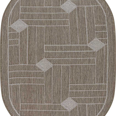 Безворсовый ковер SZ5342A1O OVAL 34 Циновка Тпе