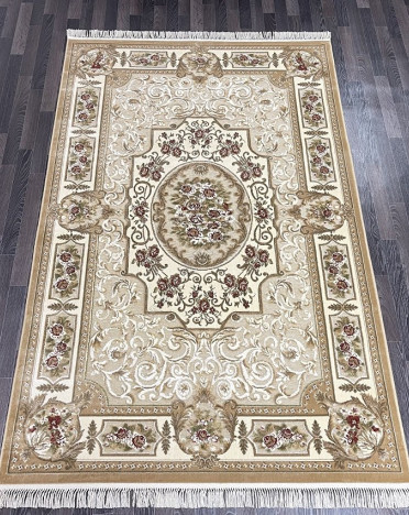 Ковер бельгийский 5134498550 KUNDUZ (Вискоза, бежевый)