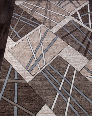 Ковер российский D487 SIERRA (Полипропилен, коричневый)