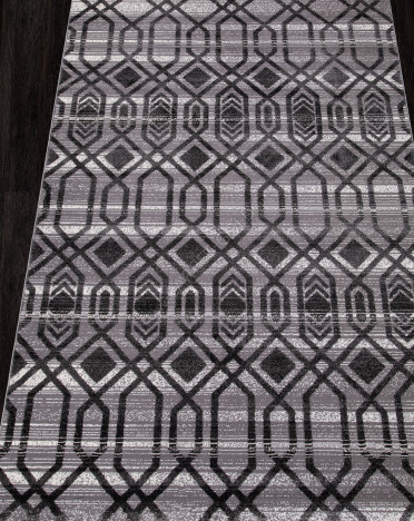 Ковер турецкий QP009 ECLIPSE (Полиэстер, серый)