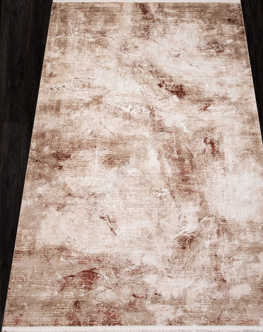 Ковер турецкий SI025K LISSABON (Полиэстер хит-сет, бежевый, коричневый)