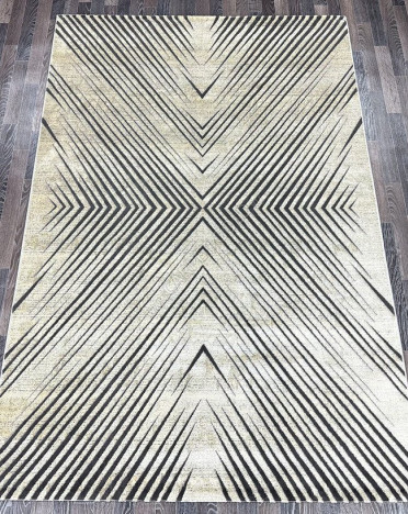 Ковер турецкий AA859A Lisa (Полиэстер, бежевый, серый)