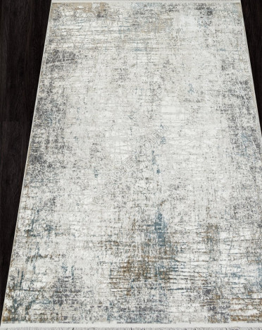 Ковер турецкий 30251A Durkar SANDALI (Полиэстер, бежевый, серый) прямоугольный