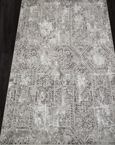 Ковер российский F390 SILVER (Полипропилен, серый)