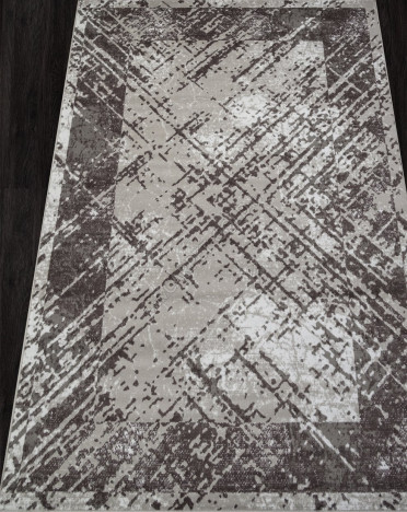 Ковер российский F391 SILVER (Полипропилен, серый)