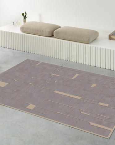 Ковер бельгийский 1217c477041 Lana (Вискоза - Шерсть, серый)