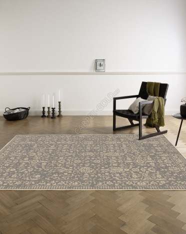 Ковер бельгийский 603c475014 Lana (Вискоза - Шерсть, серый)