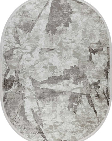 Ковер турецкий 39875A Nadejda овальный (Полипропилен, бежевый)