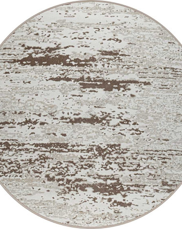 Ковер российский 37441C Rimma Lux круглый (Хит-сет, бежевый)