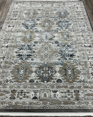 Турецкий ковер Atlantik Hali Deco 27334A (Полиэстер, серый)