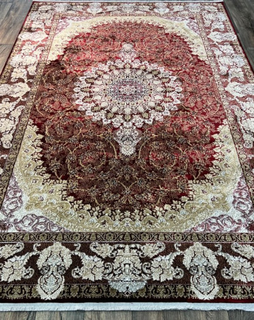 Турецкий ковер Turcia ISFAHAN 29044B (Полиэстер, красный)