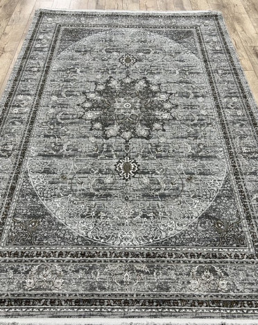 Турецкий ковер Elite Carpet IMPERATOR 04114H (Полиэстер, серый)