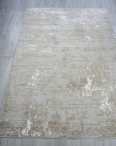 Российский ковер Меринос SPRING MP10 (PP Heatset Высокоплотный, бежевый, серый)