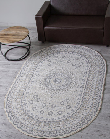 Ковер F399 - BEIGE - Овал - коллекция CUBA