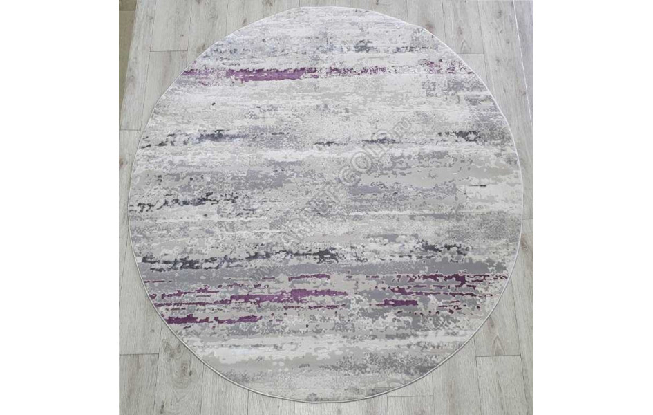Ковер 36556A DAIRE GREY / LILA Amatis (Reis) круг