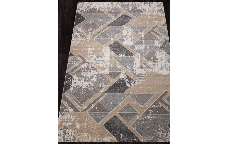 Российский ковер D979 - BEIGE - Прямоугольник - коллекция NATUREL