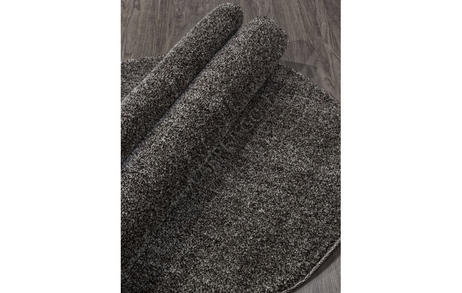 Однотонный овальный ковер T600 - BROWN - коллекция SOFIA