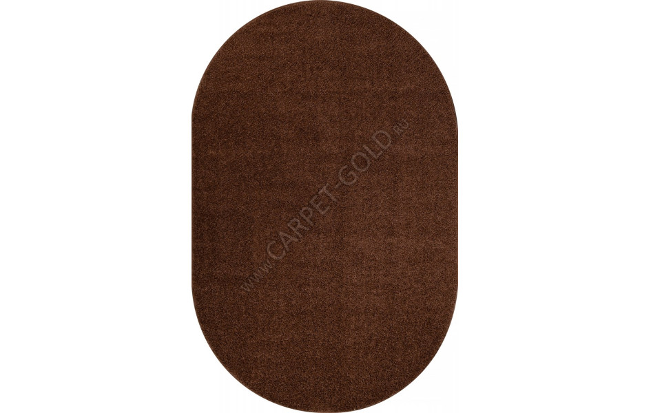 Ковер T600 - BROWN - Овал - коллекция LANA