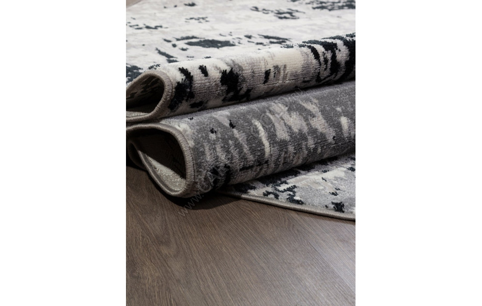 Ковер F284 - DARK GRAY - Овал - коллекция PALERMO