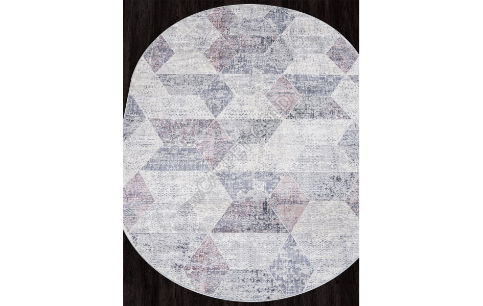 Ковер F257 - PINK - Овал - коллекция ZUMMA