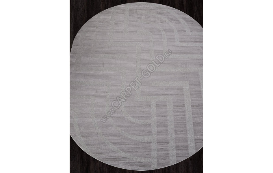 Ковер F439 - GRAY - Овал - коллекция DIOS
