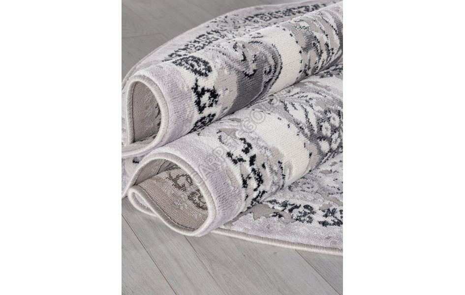 Ковер F290 - DARK GRAY - Овал - коллекция PALERMO