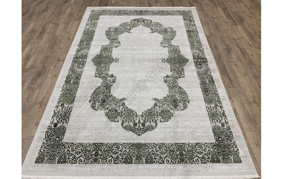 04570C CREAM/GREEN DECO