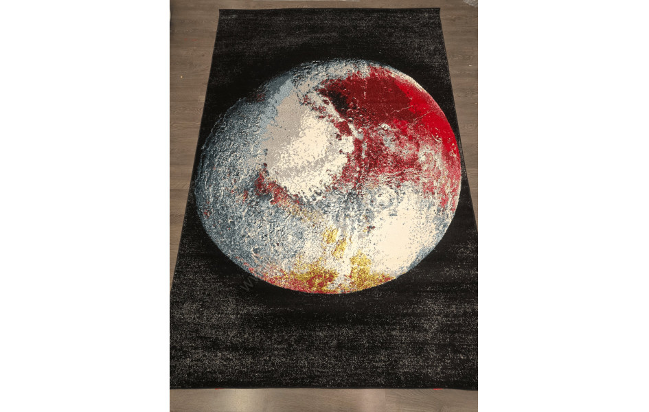 Ковер на пол AC45 - Черный - Прямоугольник - коллекция ORION